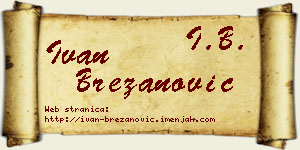 Ivan Brezanović vizit kartica